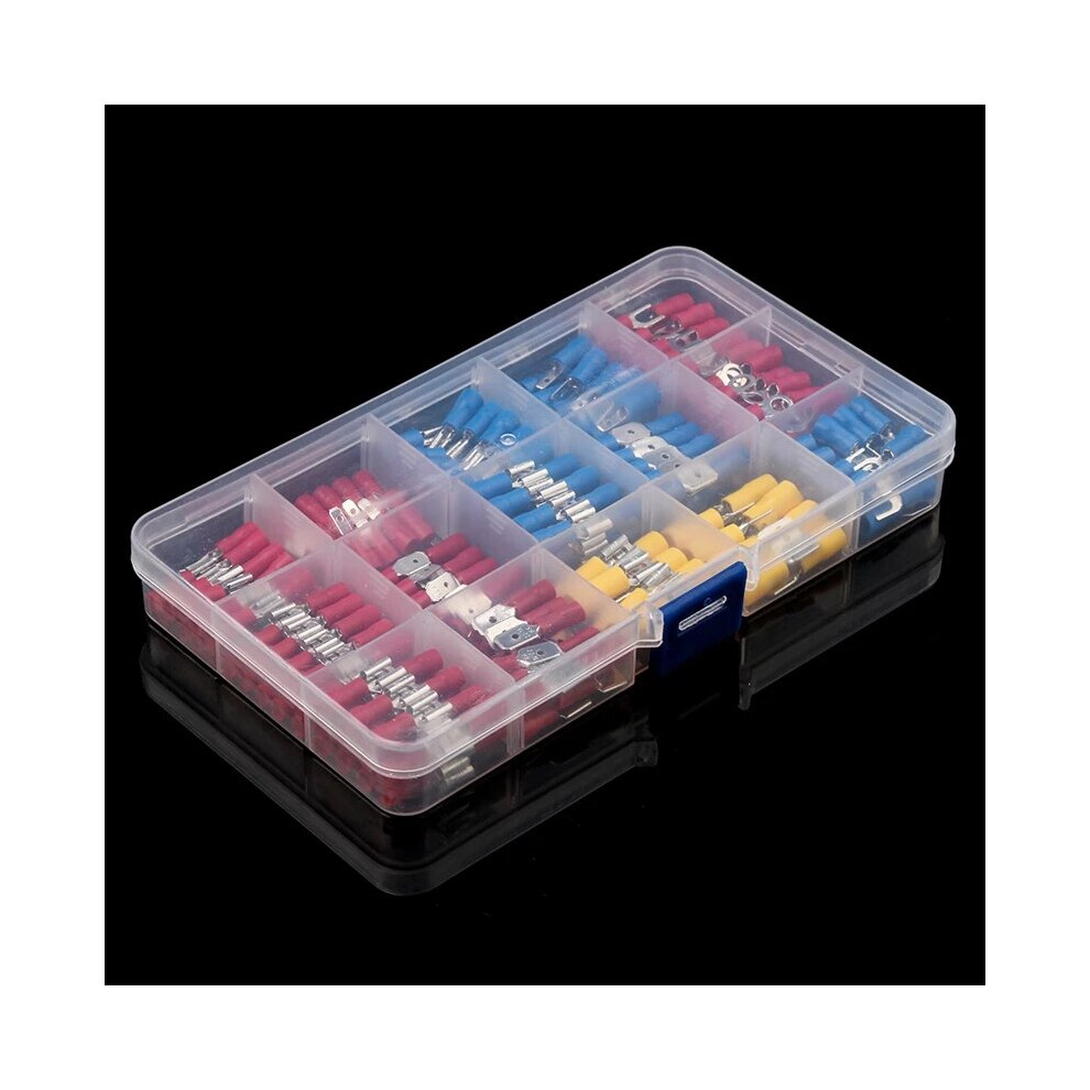 280Pcs Gauge Awg Male /Female Insulated Shovel Terminal Wire Connector Kit 8727971246900