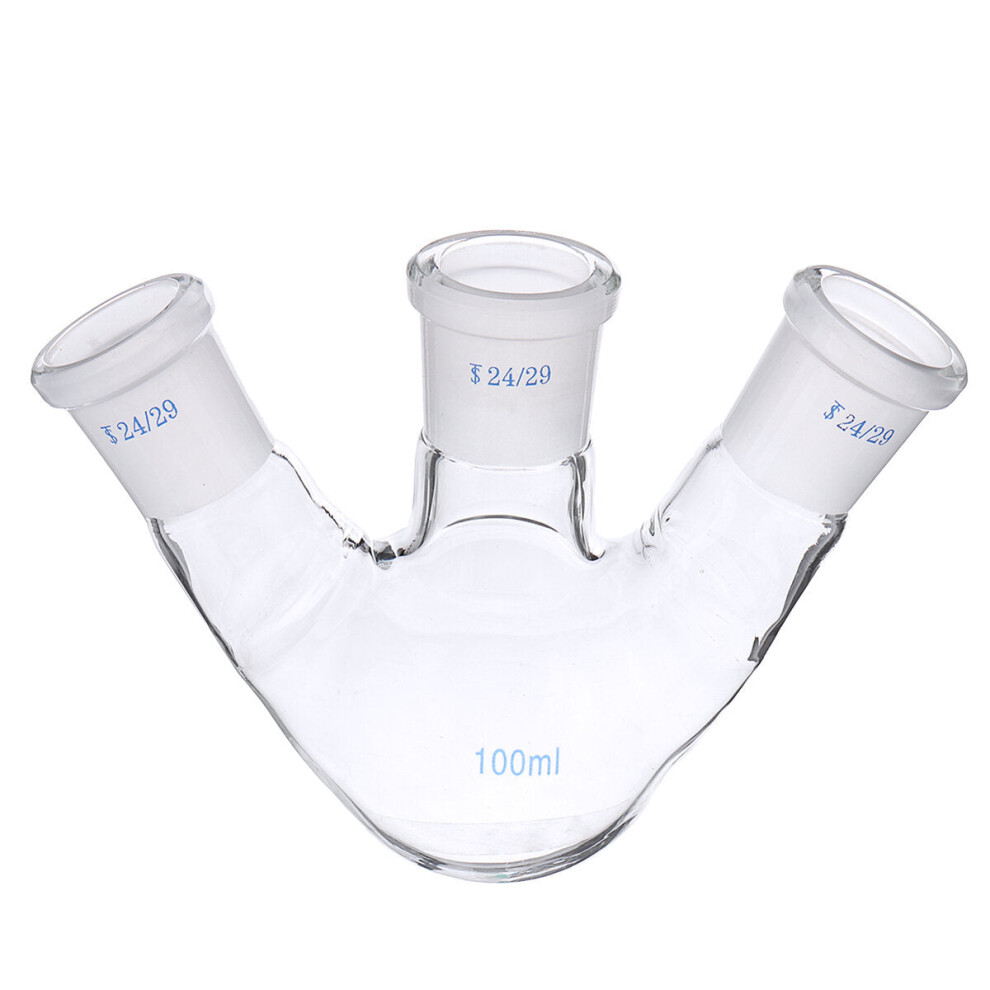 (100ml) 100ml 250ml 500ml Glass 24/29 Three Neck Round Bottoom Boiling Flask 3-Neck Laboratory Glassware-image-OPC-PGNXD9C-NEW