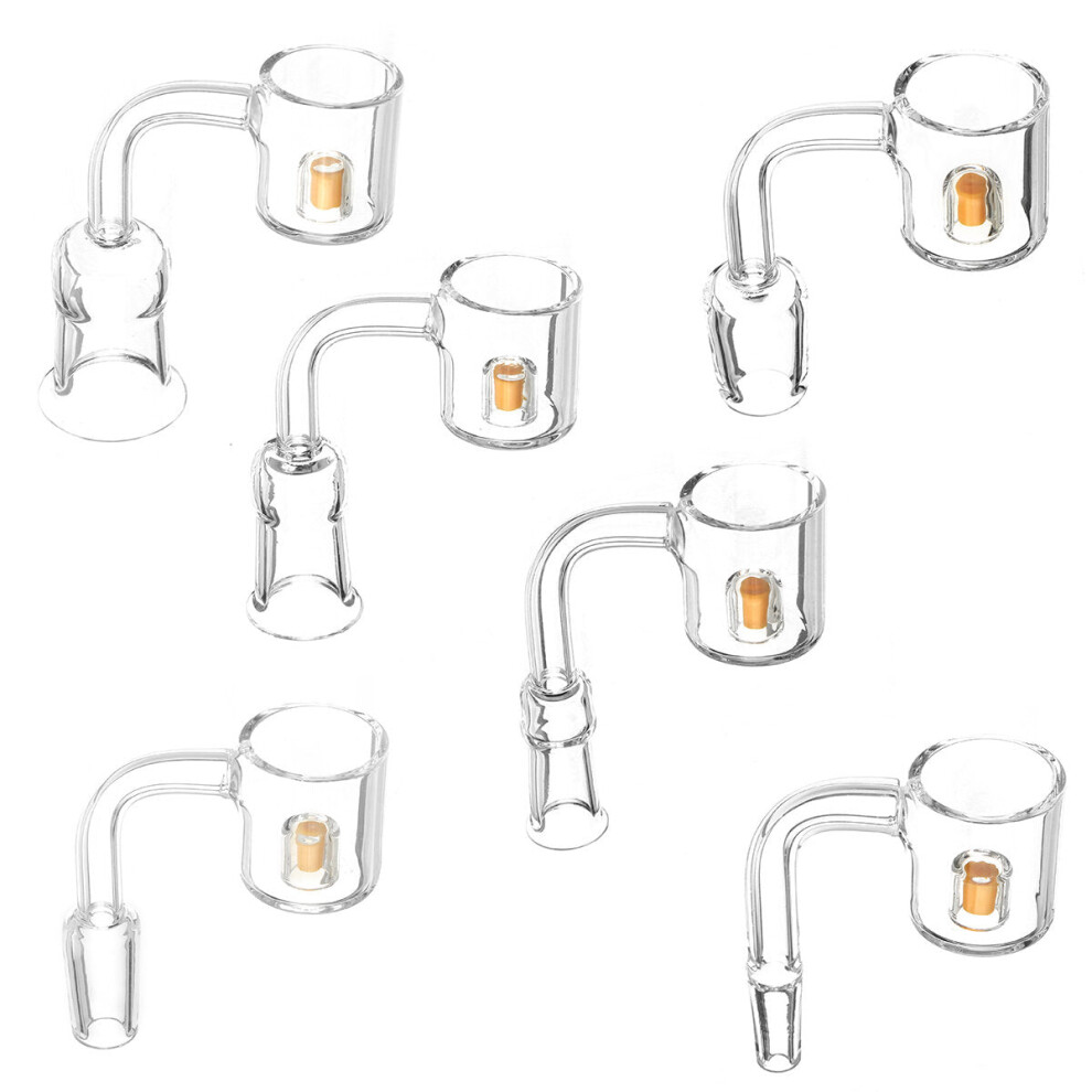 (Female 14mm) Water Pipe Glass Cap with Quartz Bowl Quartz Nail 18mm/14mm/10mm Male/Female-image-OPC-PGNXDBZ-NEW