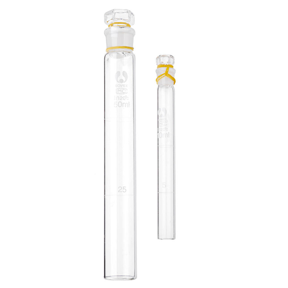 (50ml) 12 Pcs/Lot 10/25/50/100ml Glass Colorimetric Tube Pipette Lab Glassware Kit-image-OPC-PGNXDCD-NEW