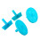 2Pcs/Set 5N Plastic Round Spring Balance Scale Circular Disc Dynamometer Forcemeter Tester 5
