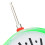 2Pcs/Set 5N Plastic Round Spring Balance Scale Circular Disc Dynamometer Forcemeter Tester 10