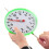 2Pcs/Set 5N Plastic Round Spring Balance Scale Circular Disc Dynamometer Forcemeter Tester 8