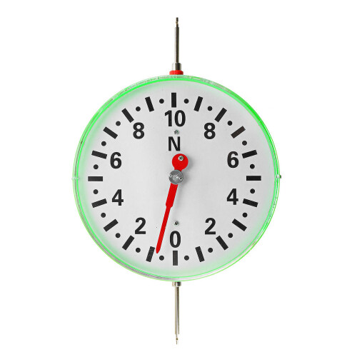 2Pcs/Set 5N Plastic Round Spring Balance Scale Circular Disc Dynamometer Forcemeter Tester 2