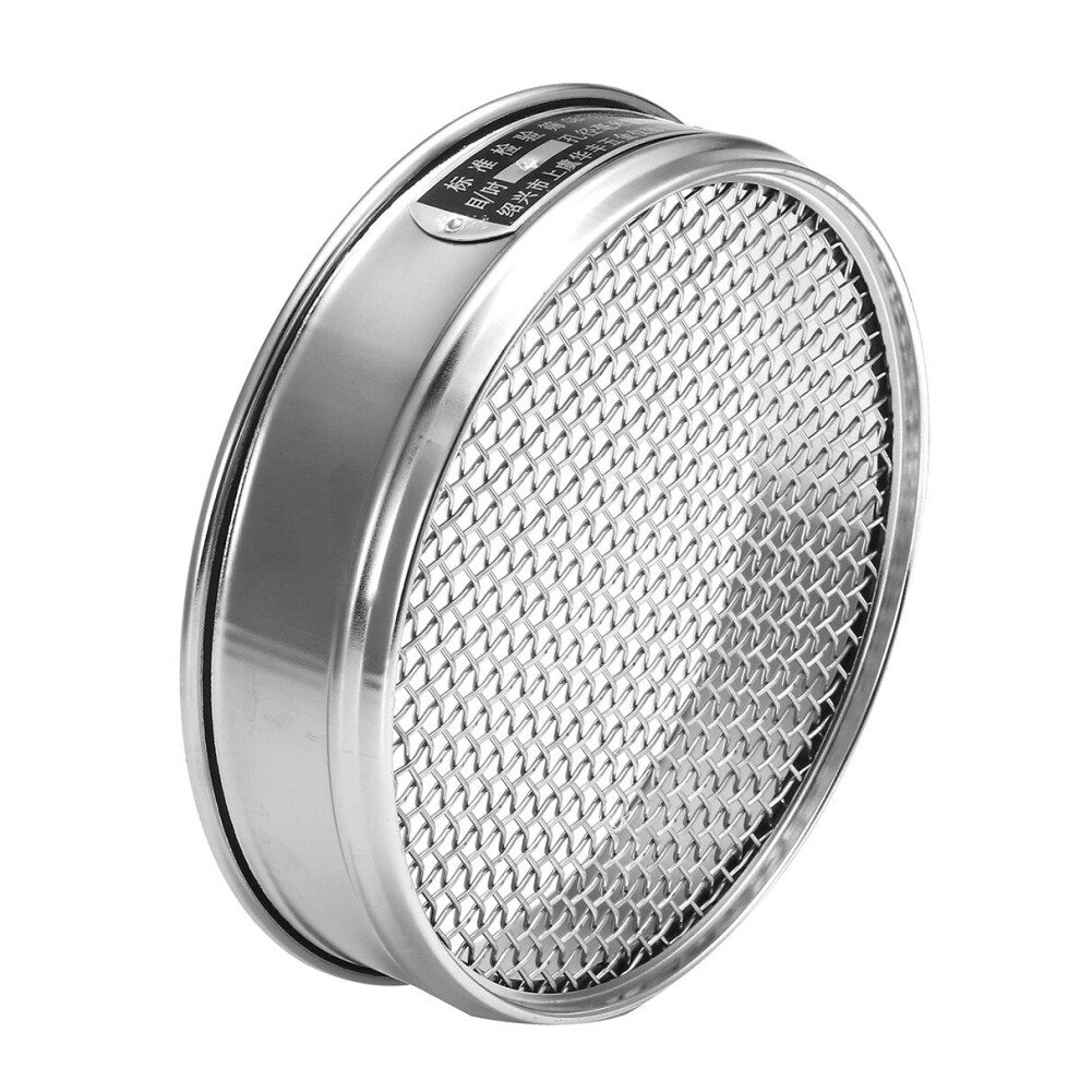 (30 Mesh) 4-100 Mesh 4.75-0.15mm Aperture Lab Standard Test Sieve Stainless Steel Dia20cm
