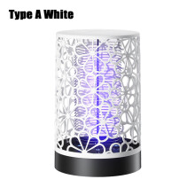 (White, Type A) Mosquito Killing Lamp 360 Degrees Trapping USB Charging Cable Power UV Mosquito Killer