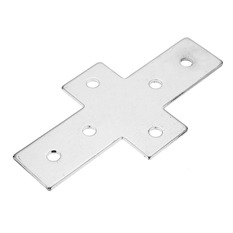 (4040) 2020/3030/4040 Industrial Aluminum Extrusions Cross Connector Carbon Steel Nickel Plating 9078193490275