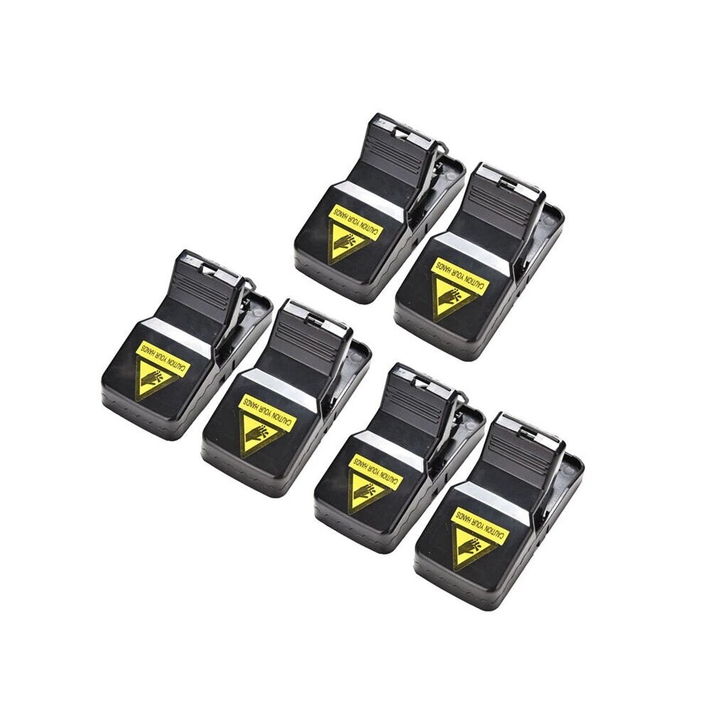 (6Pcs) 2/4/6 PCS Reusable Rat Catching Mouse Traps Bait Snap Spring Rodent Catcher Pest Controller