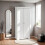 Seconique Stratford 2 Door Wardrobe White Shabby chic 9