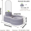 Pet Water Dispenser Station, 580ml Pet Water Feeder Automatic 3