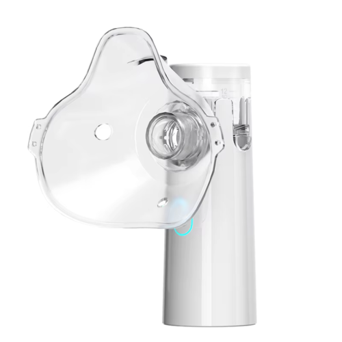 (White) Nebuliser Machine for Adults and Kids Portable Nebulizer Machine Adjustable Atomization Rate Steam Inhaler for Home and Travel Use