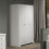 Seconique Stratford 3 Door Wardrobe White Shabby chic 8