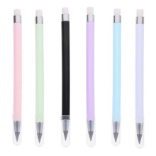 (As show, One size) 6Pcs Forever Pencils Students Drawing Pencils Drafting Everlasting Pencils Portable Inkless Pencils
