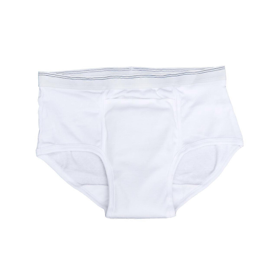 (As show, One size) Man Incontinence Briefs Cotton Leakproof Waterproof Briefs for Man Adult Old Man (Man Pattern, Size: S)