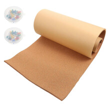(As show, One size) 1 Set of Cork Message Board Cork Bulletin Wall Sticker Practical Notice Board
