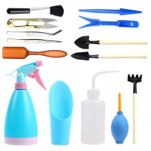 (14PCS) Succulent Spade Planting Flower Rake Watering Pot Gardening Tool