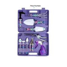 (Purple, 10pcs) Gardening Planting Tool Set Flower Succulent Spatula Flower Loose Tool Household Potted Flower Tool
