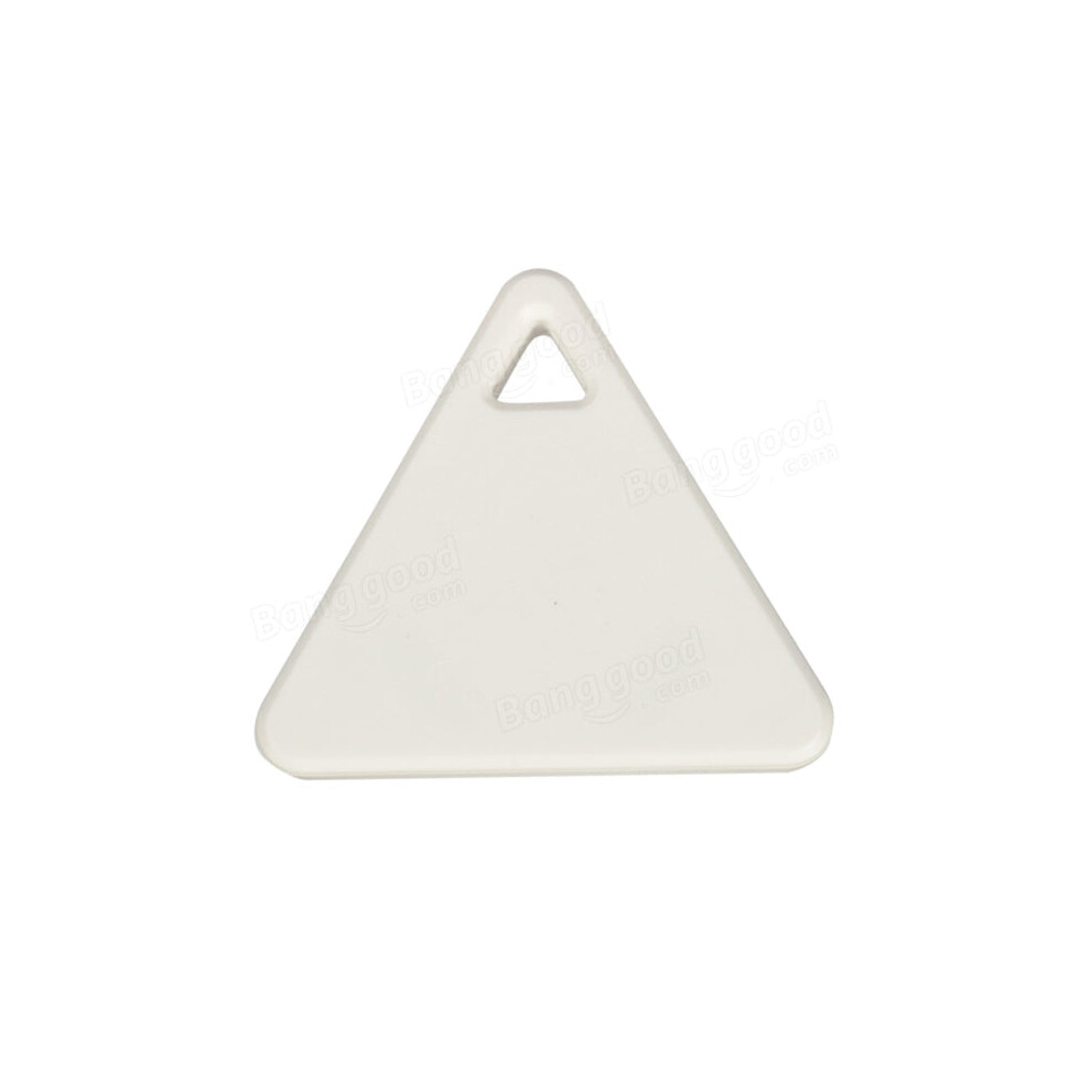 (White) Triangle Bluetooth Anti Lost Device Key Kids Tracer Finder For Tablet Cell Phone