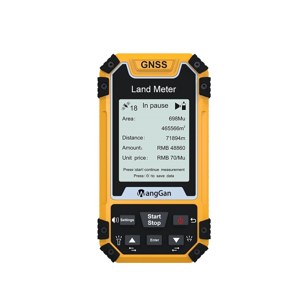 Portable GPS GLONASS SBAS BeiDou Land Measuring Meter Mountain Measurement with 2.4 Inch Screen Land Surveying Tool