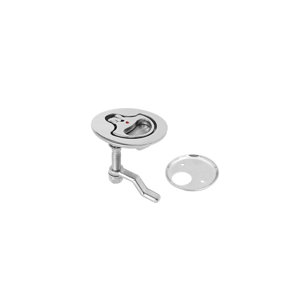 Boat Hatch Deck Latch Lift Handle Marine Grade SS316 Cam Flush Pull with Back Plate