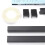 (Black) Cable Concealer Wall Cord Cover Complete Raceway Kit Wire Cables Hide Organizer Protector 7
