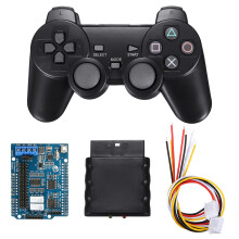 (Handle Type) 2/4 Channel DC Motor 16 Steering Gear Driver Plate 4 Drive 4WD Smart Car Driving Plate