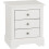 Seconique Stratford 3 Drawer Bedside White Pine Runners Shabby chic 2