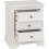 Seconique Stratford 3 Drawer Bedside White Pine Runners Shabby chic 4