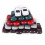 (As show, One size) 50pcs Painted Model Building Train Layout Scale N (1 to 150) 4