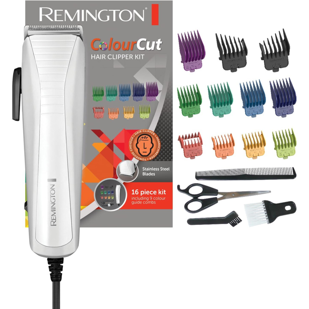 Remington Colour Cut Hair Clippers Kit