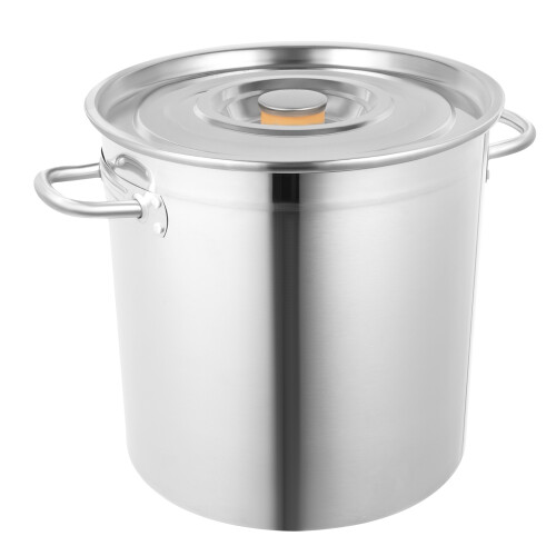 (3.0cm Thickness) 35L Stainless Steel Large Capacity Soup Bucket