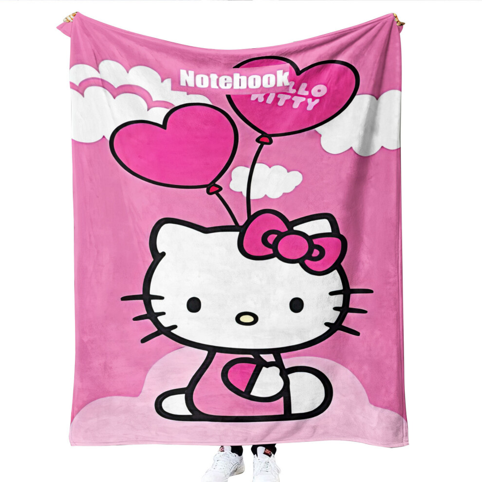 (7, Flannel 130*100) New 3D printed flannel blanket thickened double blanket air conditioning blanket baby KT cat customizable pattern-image-OPC-PGNXST8-NEW