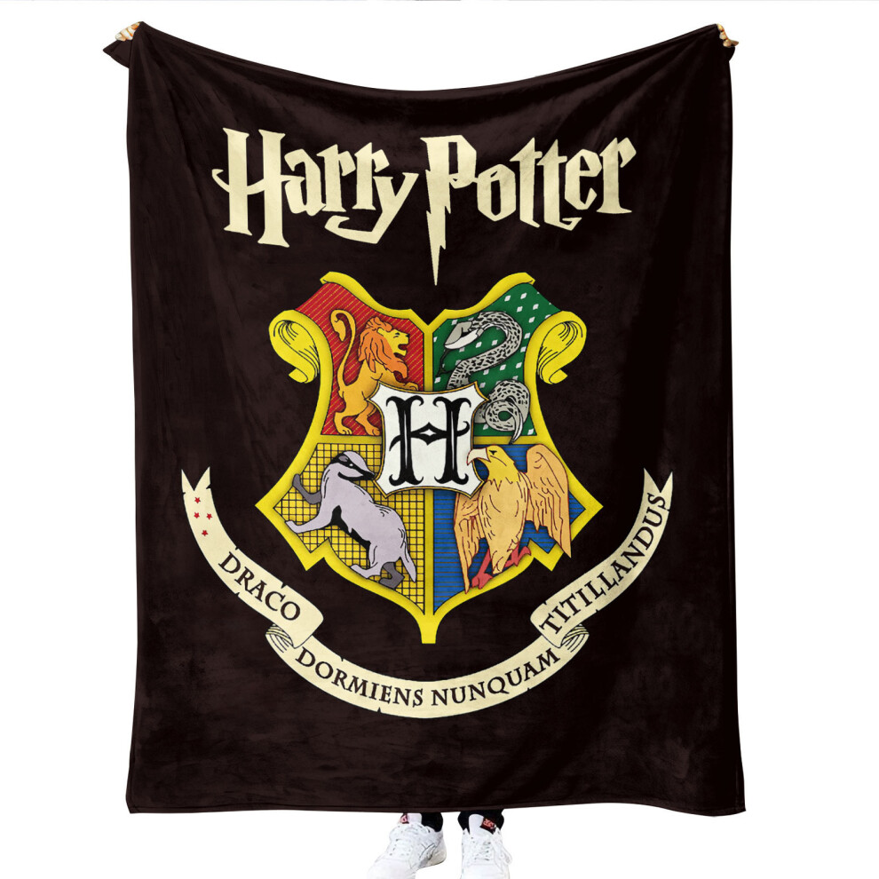 (1, Flannel 150*200) New printed flannel blanket thickened blanket air conditioning blanket baby blanket can be customized Harry Potter leisure blanke-image-OPC-PGNY58C-NEW