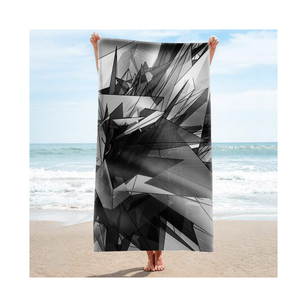(FJ006, Single-sided 80*160cm) New digital printing water absorption and quick-drying rectangular internet celebrity series double-sided fleece beach-image-OPC-PGNY9NY-NEW