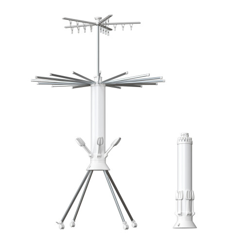 Octopus-Shaped 3-Tier Foldable Clothes Drying Rack Lightweight and Space Saving