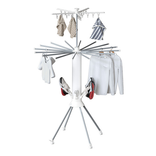 Octopus-Shaped 3-Tier Foldable Clothes Drying Rack Lightweight and Space Saving 2