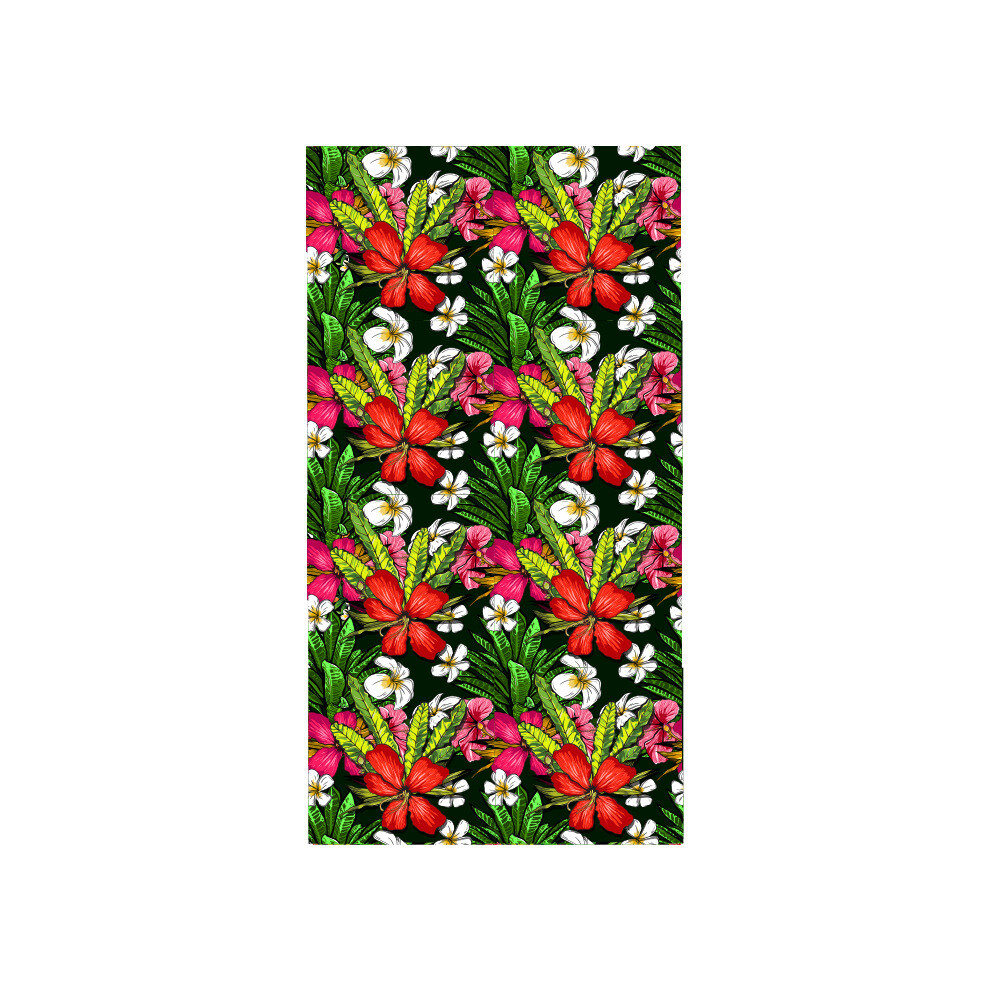 (2058, Double-sided printing 80*160) New bath towel European and American style fresh plant trend swimming beach mat towel adult double-sided fleece b-image-OPC-PGNYB7H-NEW