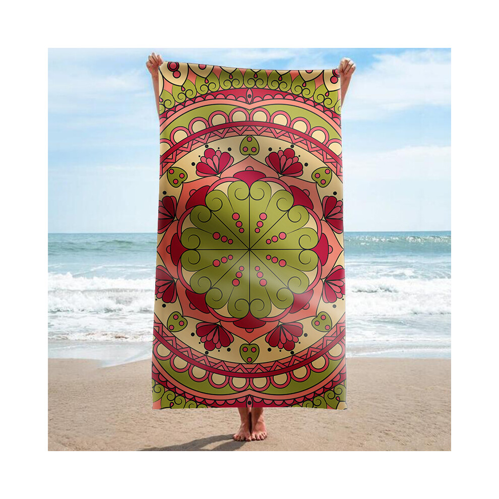 (STJ011, Single-sided 80*160cm) New digital printing quality assurance rectangular water absorption quick-drying non-stick beach towel bath towel-image-OPC-PGNYBHQ-NEW