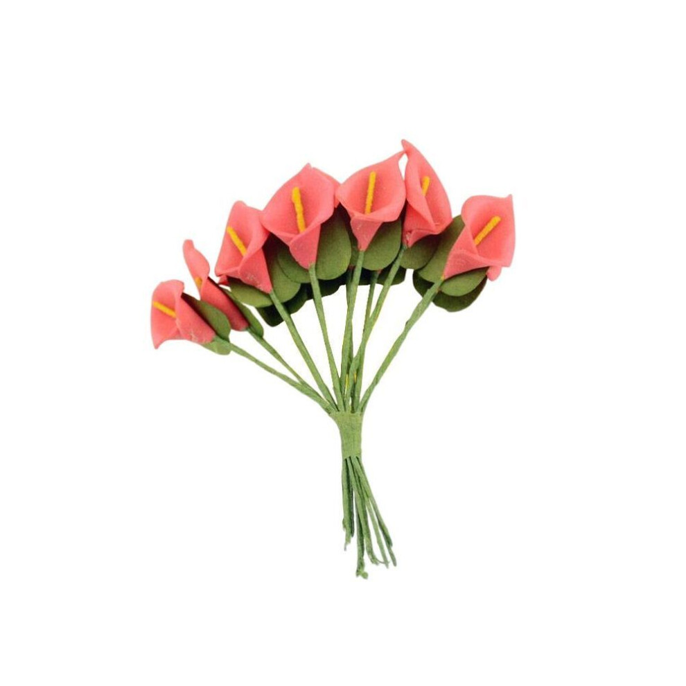 (red) Bouquet Decoration Interesting Realistic Indoor Simulated Adornment Diy Flower Decorations Landscaping Prop