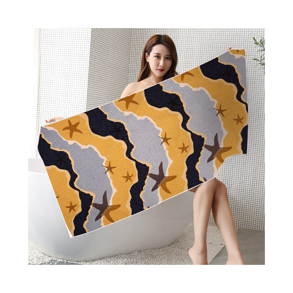 (75*150 Peaks, Spot goods) æ°æ¬¾å¬å­£insé£è¶ç»çº¤ç»´æ²æ»©å·¾å°è±éå¹²å¸æ°´æµ´å·¾åé¢ç»éåºæ¯å·¾-image-OPC-PGNYBT8-NEW