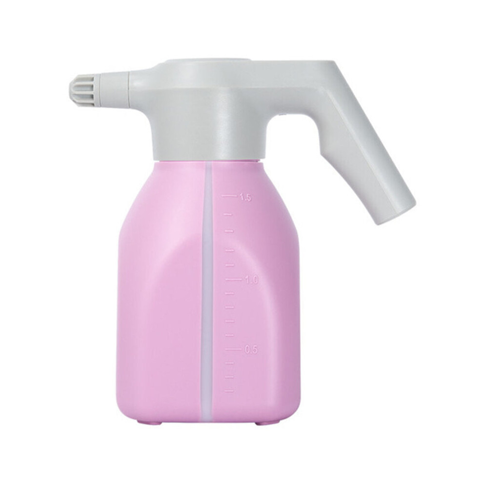 (Purple) 1.5L Garden Rechargeable Sprayer Protable Watering Fogger Handheld Electric Watering Can Household Flower Watering Device