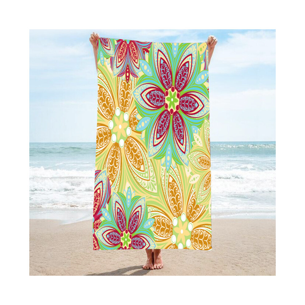 (335, Single-sided 80*160cm) New double-sided fleece beach towel material guarantees microfiber quick-drying summer outdoor printed beach towel-image-OPC-PGNYCZN-NEW
