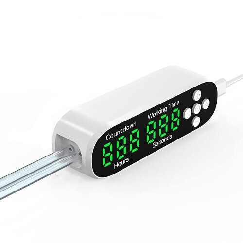 (1PCS) Smart Automatic Plant Waterer Drip Irrigation System with 40-Day Programmable Timer LED Display USB Power Timed Watering Device 2