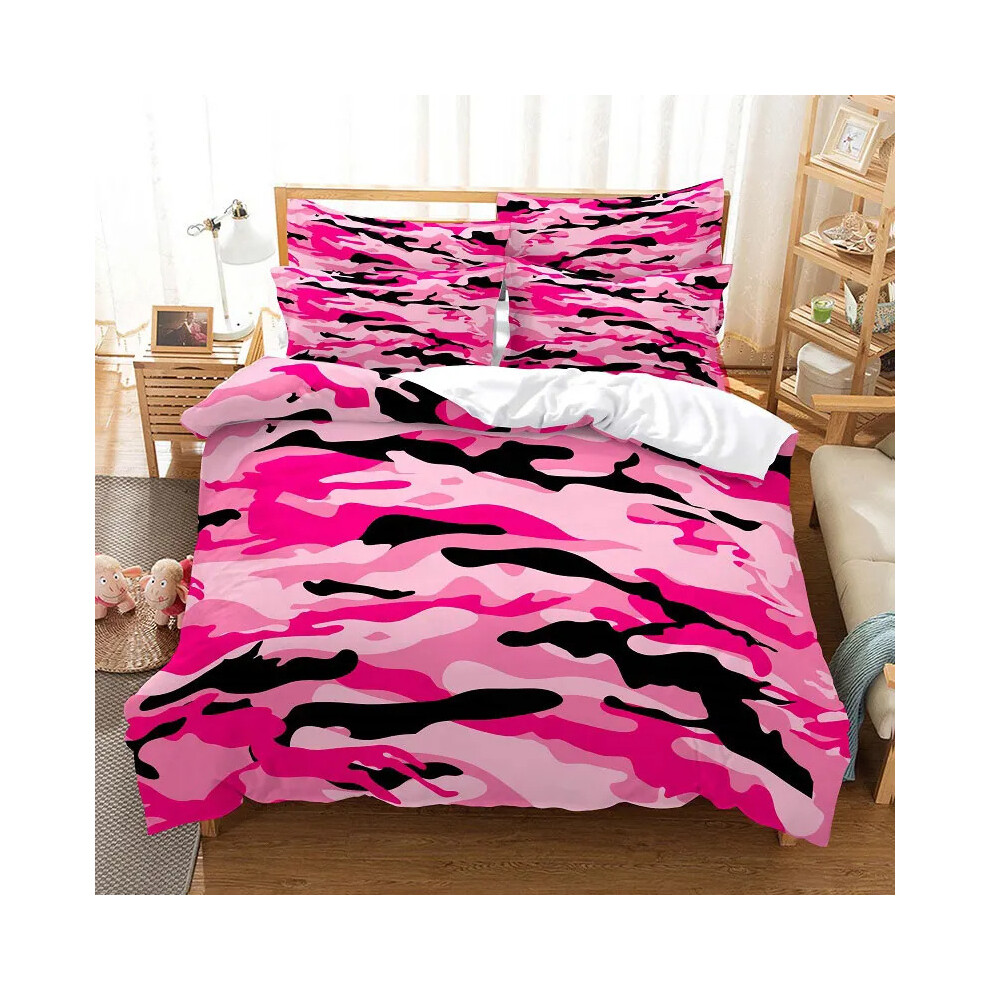 (2, 240*210 (three-piece set)) New Camouflage Pattern Duvet Cover Set Bedding Bedroom Decor-image-OPC-PGNYGG2-NEW