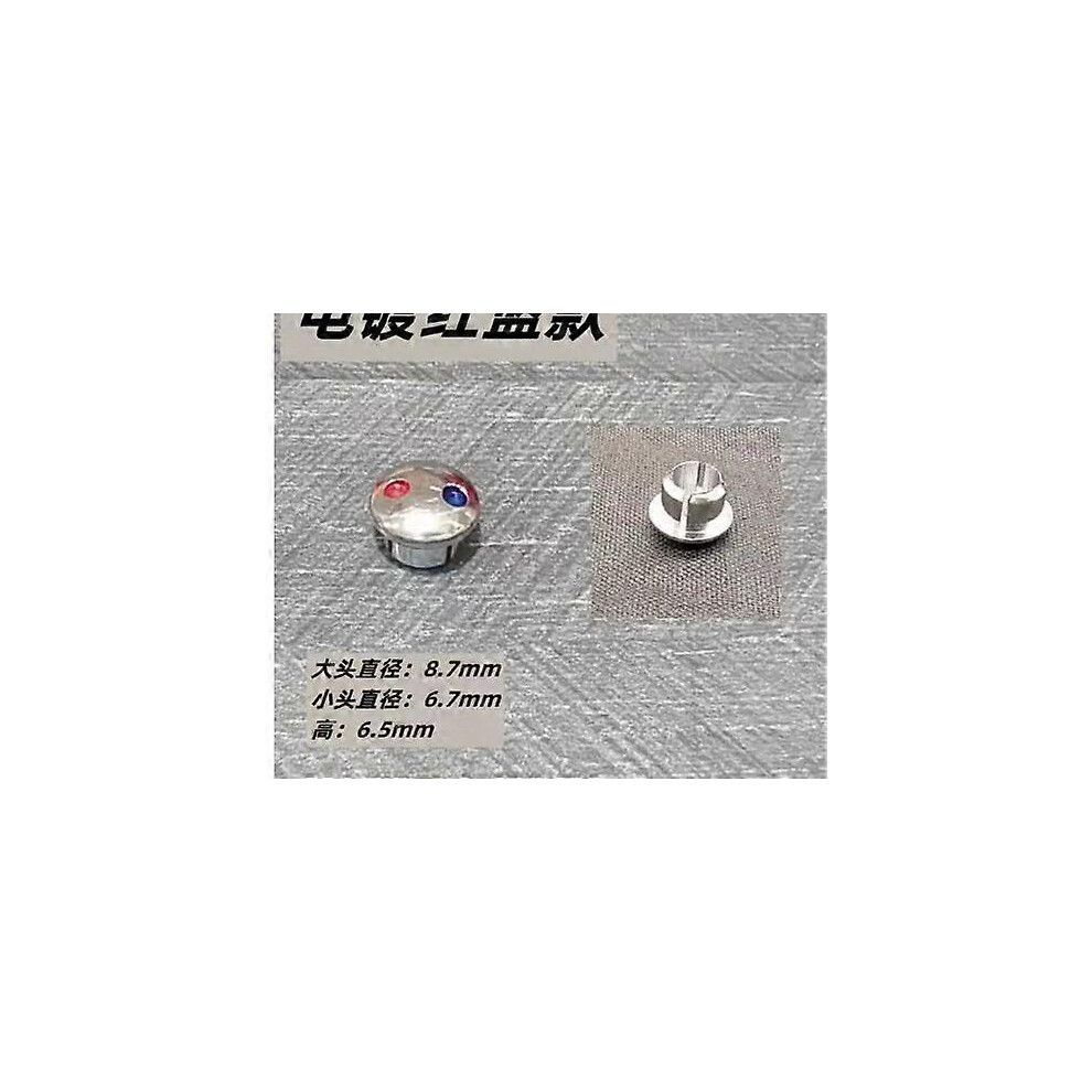 (As Show, One Size) 10Pcs Hot And Cold Water Faucet Label Temperature Indicator Buttons Faucet Handle Index Buttons Hot Cold Water Markers For Kitchen 4069016294854