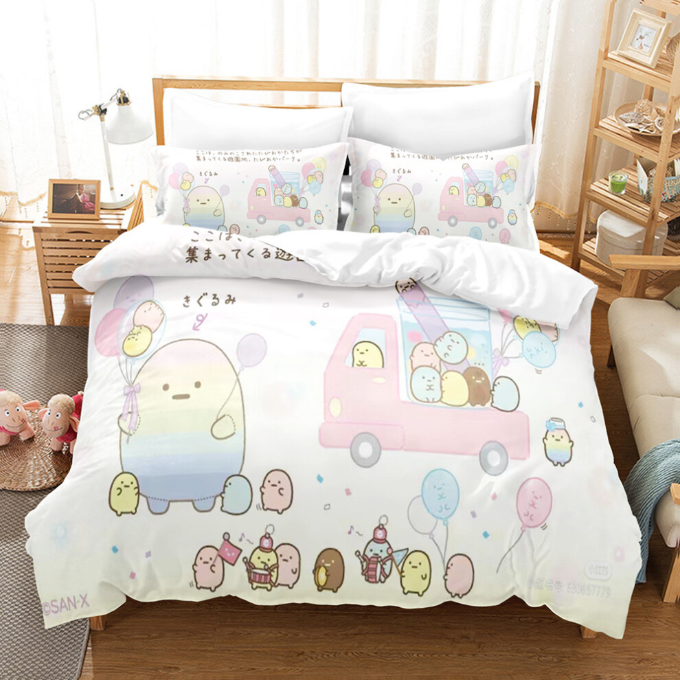 (Twenty two, 140*200 three-piece set) New Corner Bio Nantong Die Shiqiao Home Textile Cross-border 3D Digital Printed Quilt Set Three-Piece Bedding Se-image-OPC-PGNYN6C-NEW