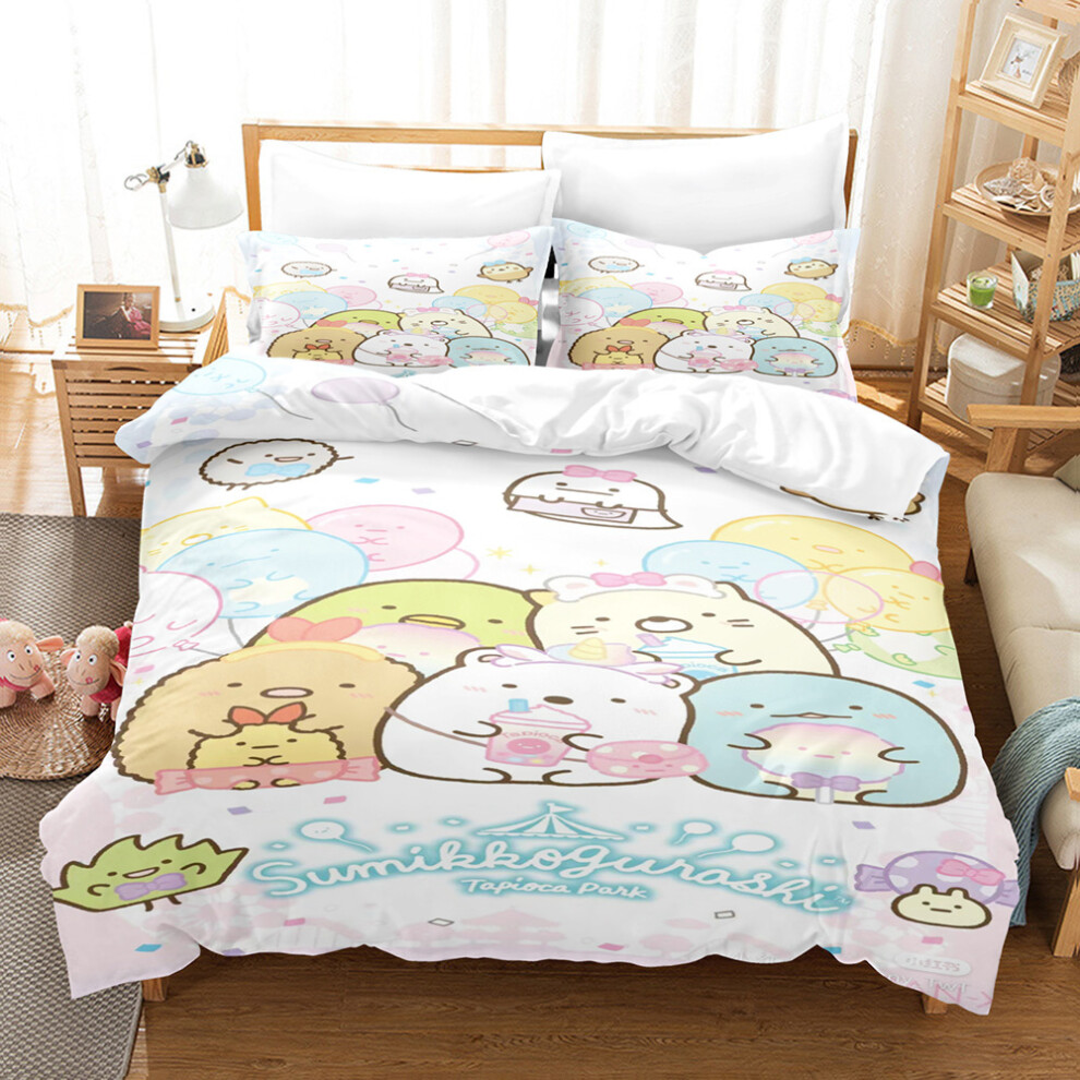 (7, 140*200 Two-piece Set) New Corner Bio Nantong Die Shiqiao Home Textile Cross-border 3D Digital Printed Quilt Set Three-Piece Bedding Set-image-OPC-PGNYN9Q-NEW