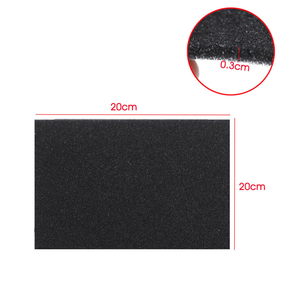 (0.3CM) 10PCS Acoustic Wall Panel Soundproof Foam Pads Car Studio Insulation Treatment 20x20cm