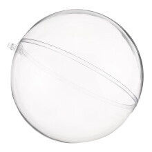 (120mm) 10Pcs 50/70/100/120mm Christmas Magic Ball Clear Transparent Tree Balls Bauble Christmas Ornament Home Decorations Gift