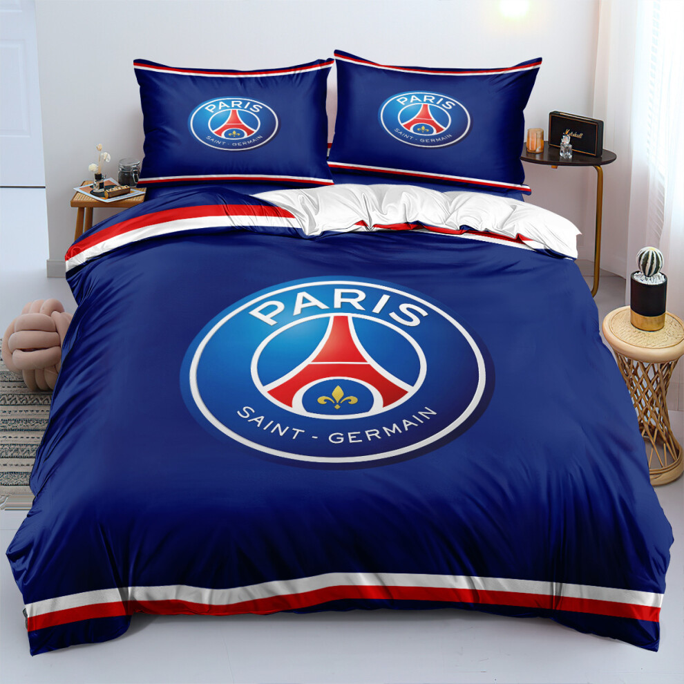 (RM-3, 228*228 three-piece set) New team logo series bedding three-piece set 90-120g grinding cloth bedding set-image-OPC-PGNYVHY-NEW